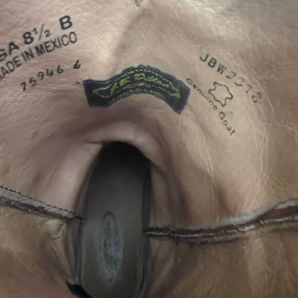 JB Dillon western boots size 8.5 - Picture 7 of 10